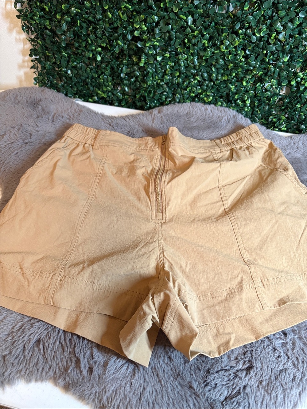 Madewell Tan Lightweight Women's Bermuda Shorts Size XL